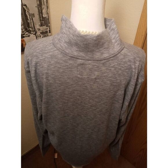 Lucky Brand Long Sleeve Button up Neck Pullover-Very Good - Picture 6 of 6